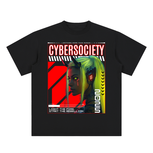 More Than Human | Unisex Cyberpunk Tee - CYBERSOCIETY