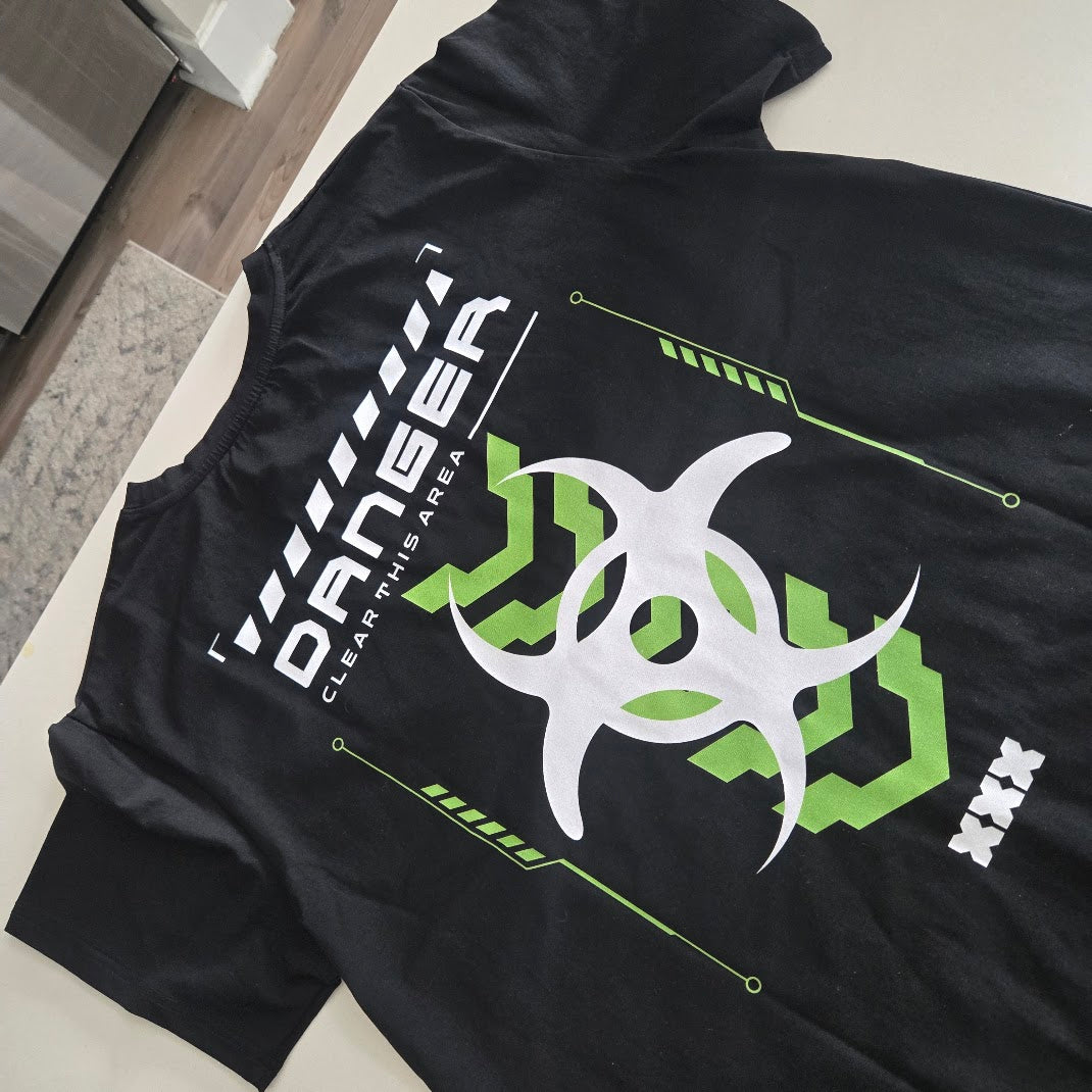 STAY TOXIC | Cyber Goth Black Tee - CYBERSOCIETY