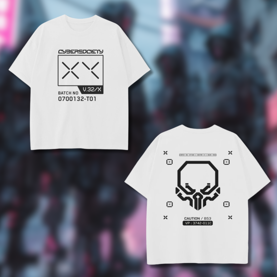D3LTA H1VE | Oversized Short Sleeve T-shirt - CYBERSOCIETY