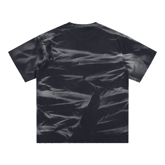 CYBER_0NI | Techwear Acid Washed T-Shirt - CYBERSOCIETY