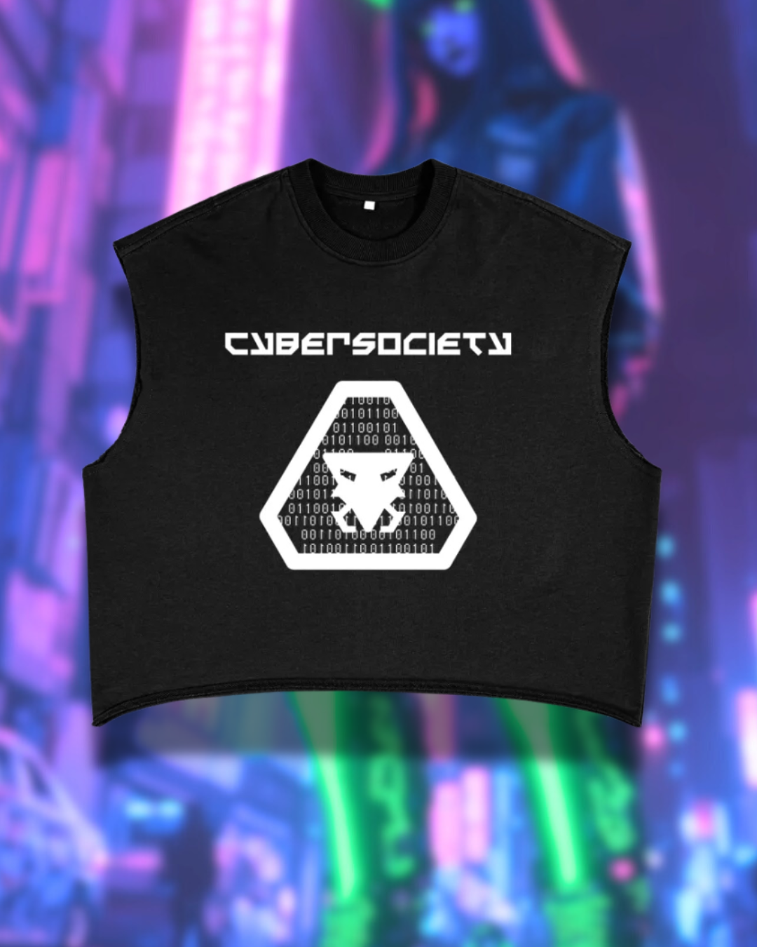 Cyber_Psycho | Boxy Tank Top - CYBERSOCIETY