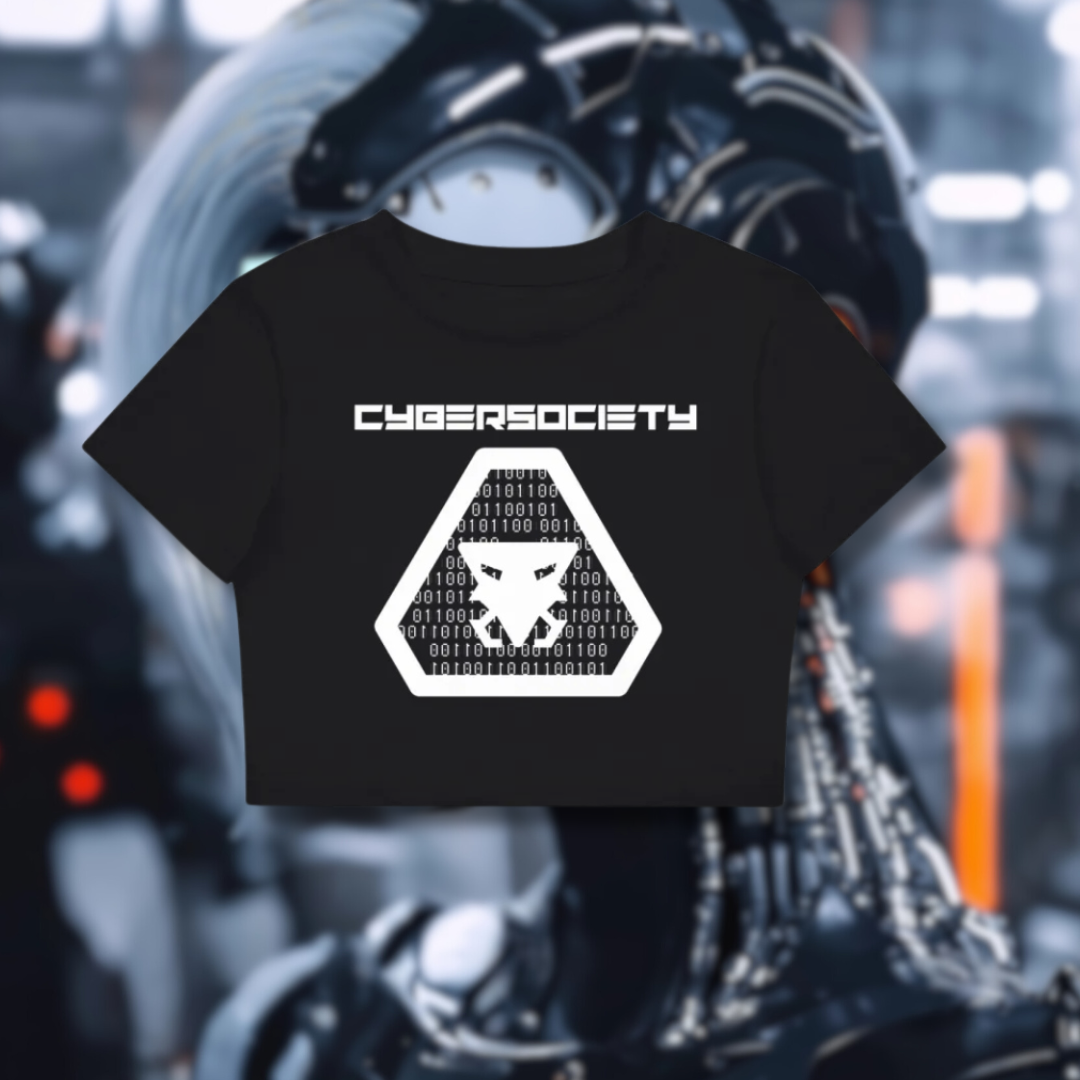 Cyber_Psycho | Bodycon Crop Top - CYBERSOCIETY