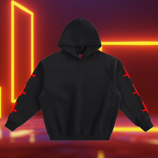 No Corpos | Cybergoth Fleeced Boxy Hoodie - CYBERSOCIETY