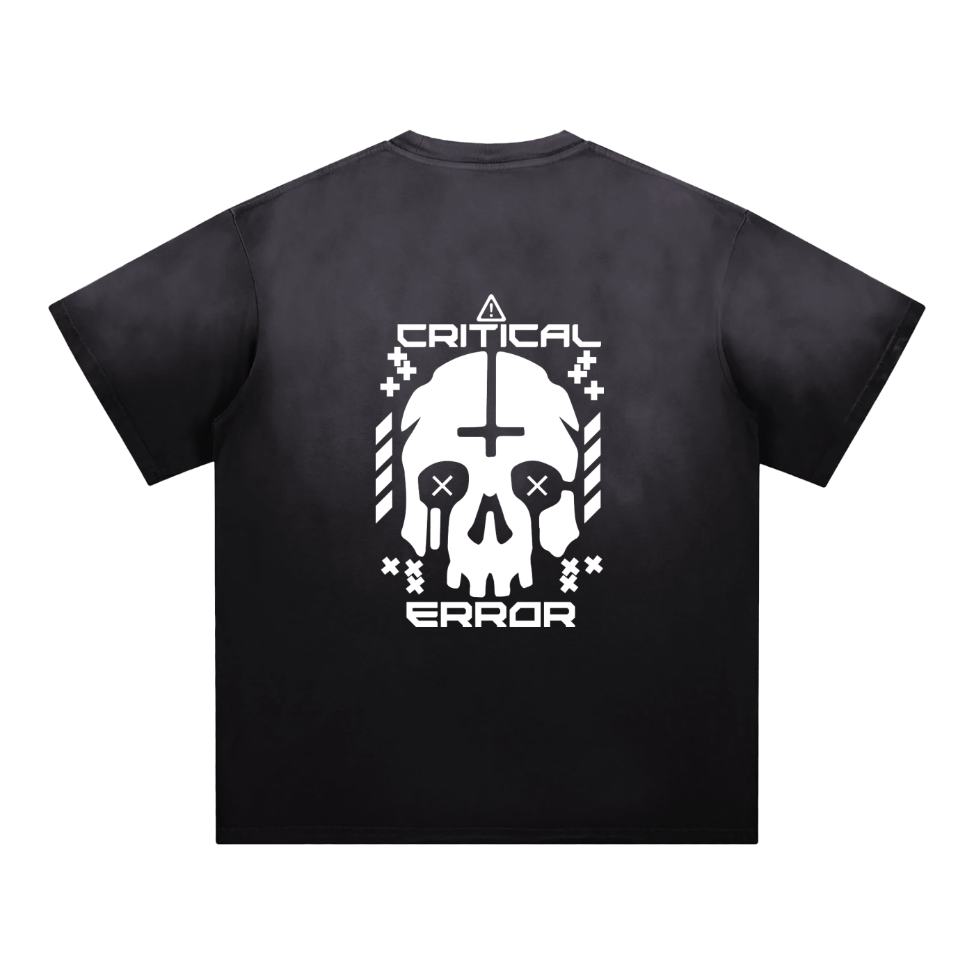 CRITICAL ERR0R | Unisex Techwear Black Tee - CYBERSOCIETY