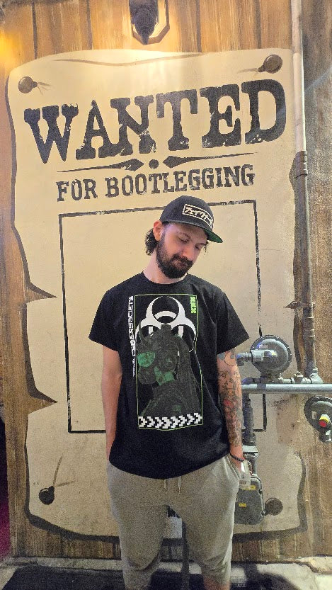STAY TOXIC | Cyber Goth Black Tee