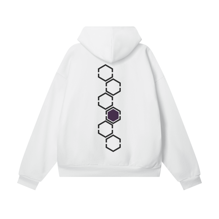 XEN0UNIT | Oversize Heavyweight Hidden Pocket Fleece Hoodie - CYBERSOCIETY