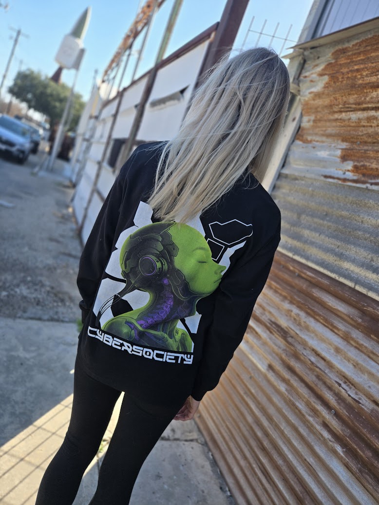 DATA CRASH | Long-Sleeve Techwear T-Shirt