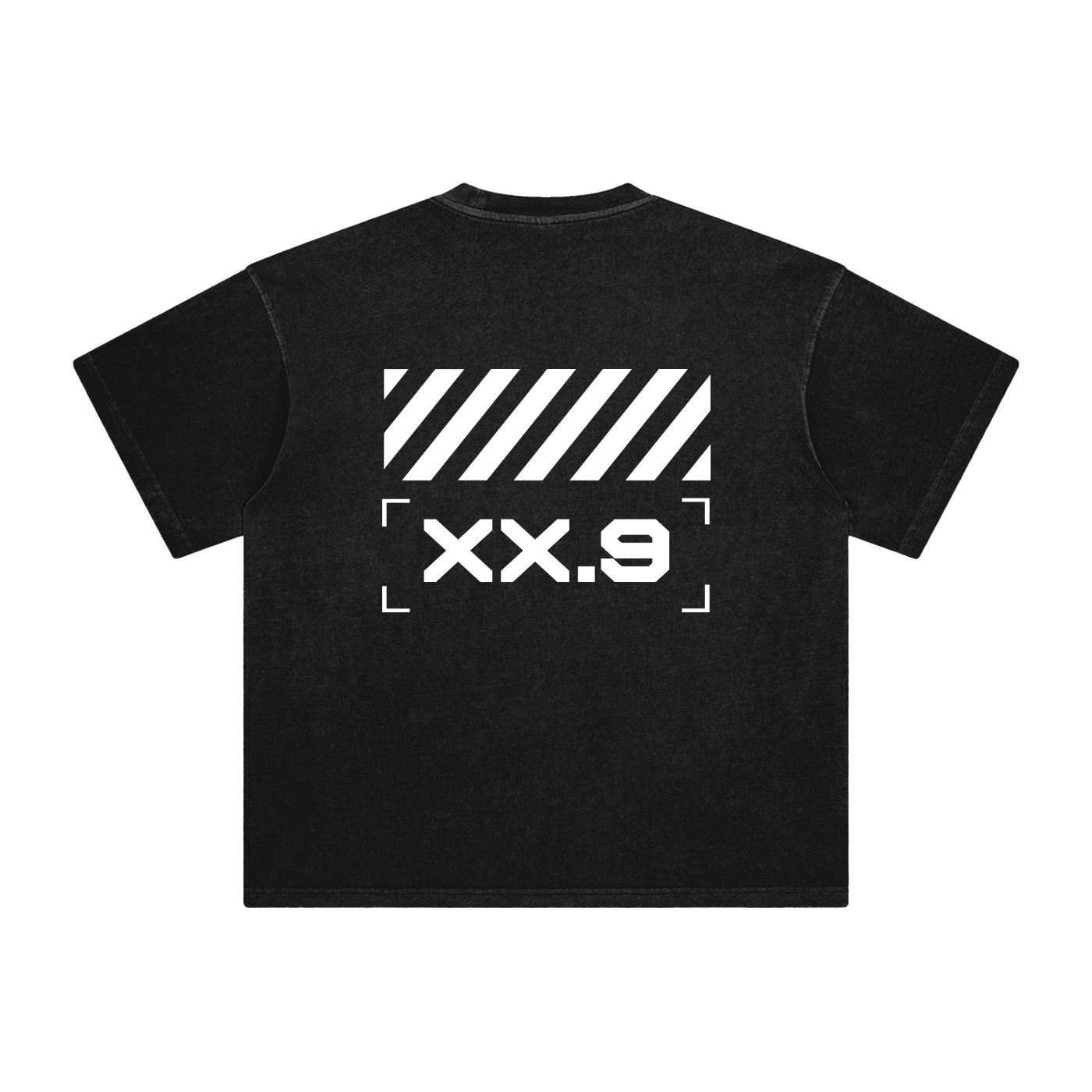 CODE XX9 | Unisex Enzyme Faded Black Tee - CYBERSOCIETY