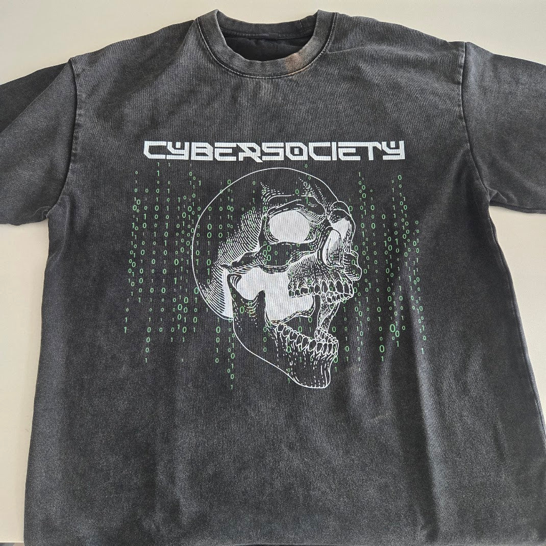 DEATH TO THE MATRIX | Premium Oversized Streetwear Tee - CYBERSOCIETY
