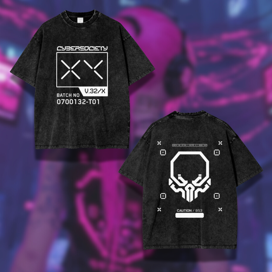 D3LTA H1VE - Cyberwear Black Short Sleeve T-shirt - CYBERSOCIETY