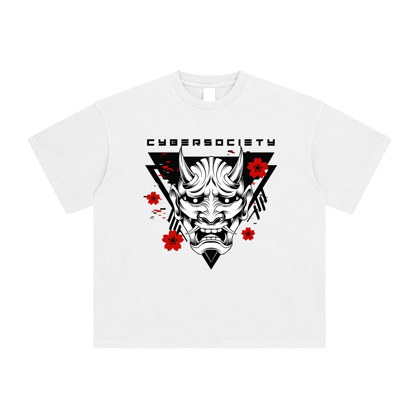 Cherry ON1 | Premium Techwear Oversized Tee - CYBERSOCIETY