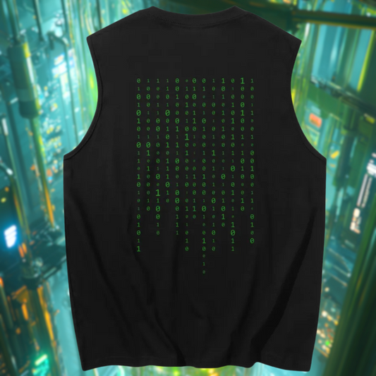 DEATH TO THE MATRIX | Techwear Tank Top - CYBERSOCIETY