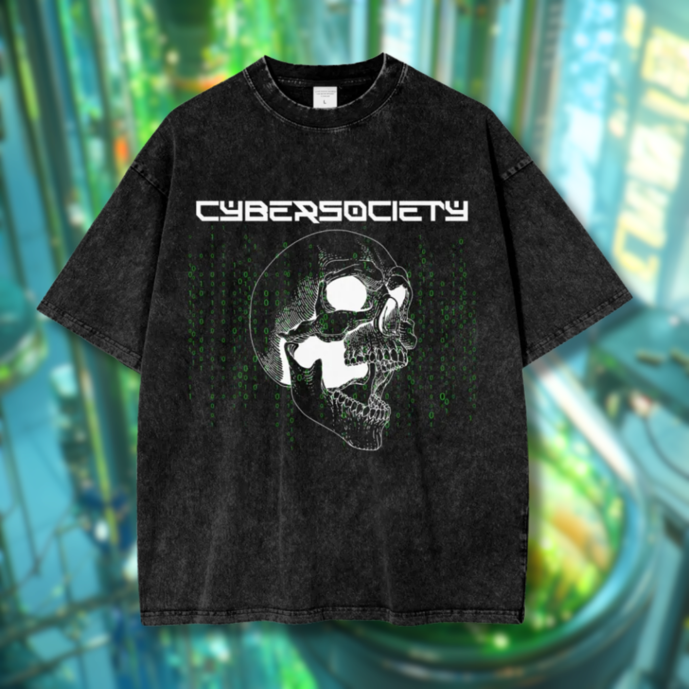 DEATH TO THE MATRIX | Premium Oversized Streetwear Tee - CYBERSOCIETY
