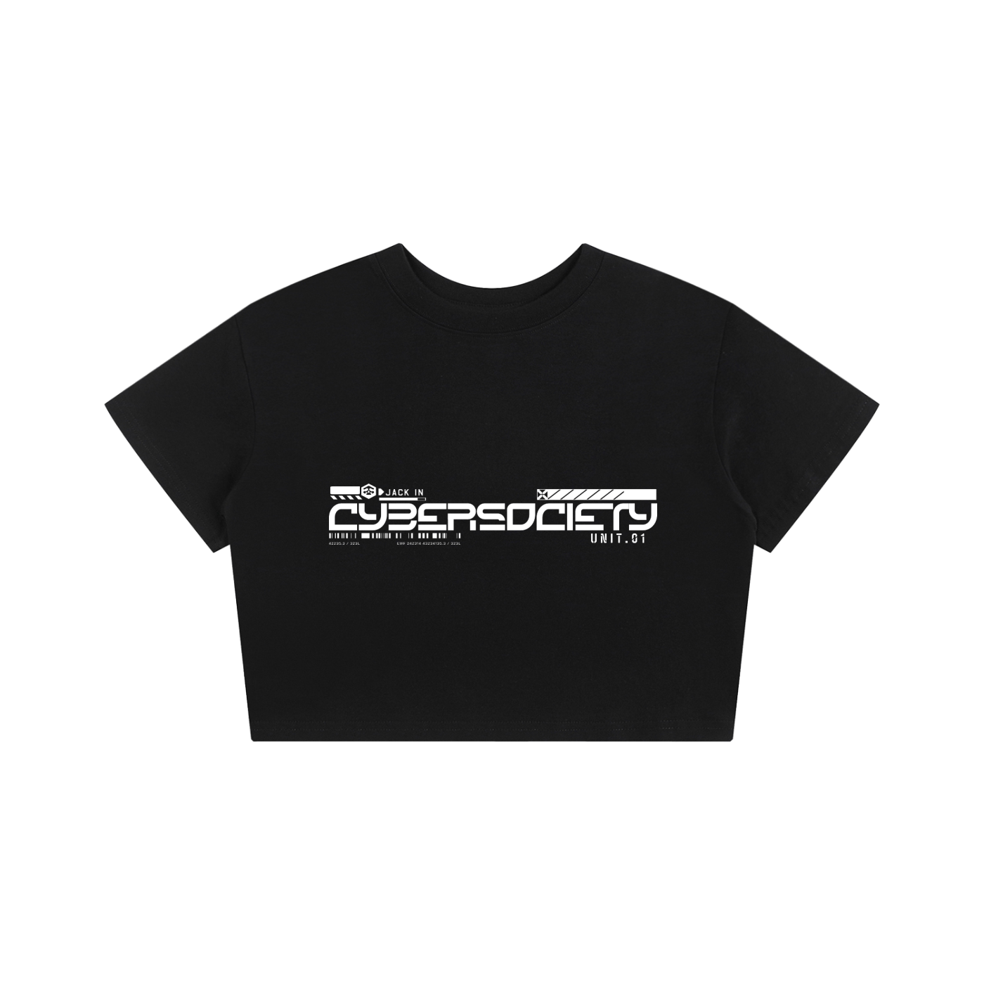 CRITICAL ERR0R | Womens Techwear Crop Top - CYBERSOCIETY 