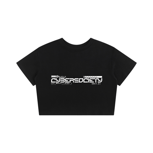 CRITICAL ERR0R | Womens Techwear Crop Top - CYBERSOCIETY 