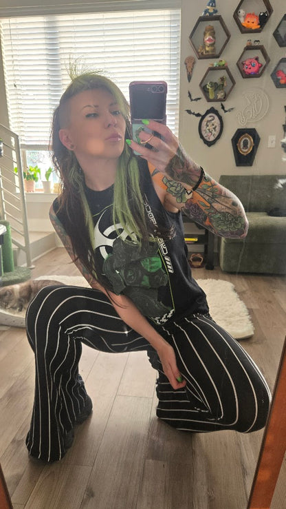 STAY TOXIC | Sleeveless Cyberpunk Tank Top - CYBERSOCIETY 