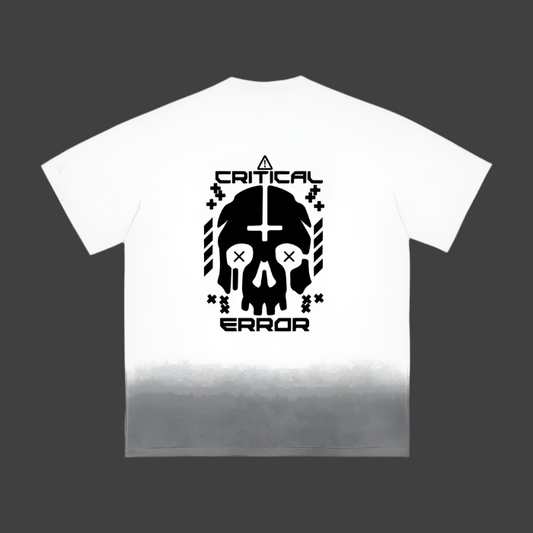 CRITICAL ERR0R- Techwear | Vintage Washed T-Shirt - CYBERSOCIETY 