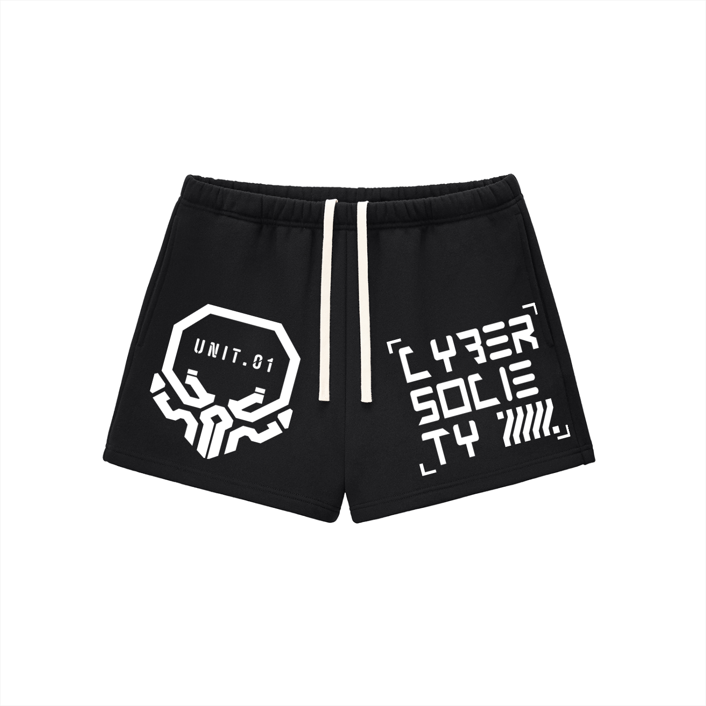 Unit 01 | Womens Techwear Comfy Shorts - CYBERSOCIETY 