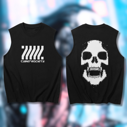 C0RRUPTED | Techwear Tank Top - CYBERSOCIETY 