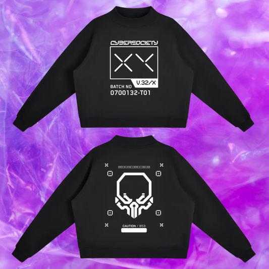 D3LTA Hive | Womens Cyberpunk Fleece Sweatshirt