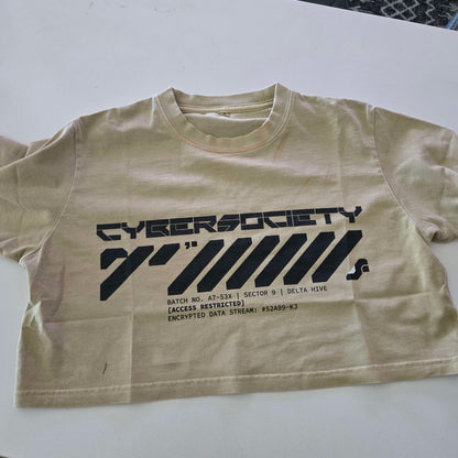 Access Restricted | Techwear Crop Top - CYBERSOCIETY 