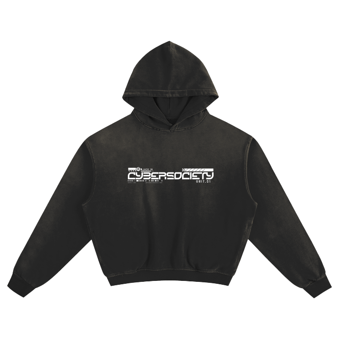 CRITICAL ERR0R | Unisex Techwear Boxy Hoodie