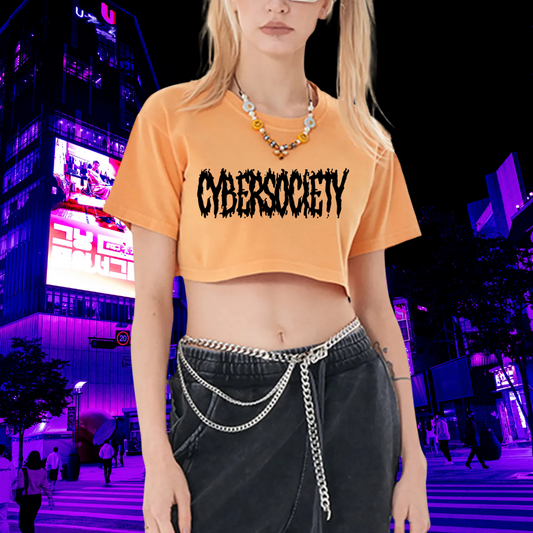 CYB3RMETAL | Nu-metal Colored Crop Top
