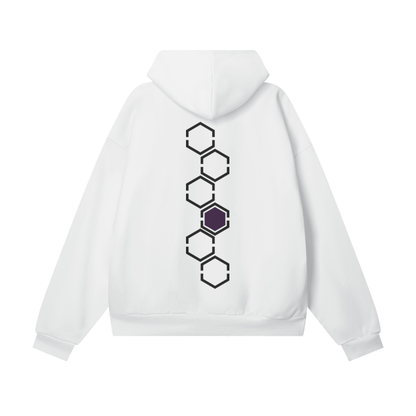 XEN0UNIT | Oversize Heavyweight Hidden Pocket Fleece Hoodie - CYBERSOCIETY 