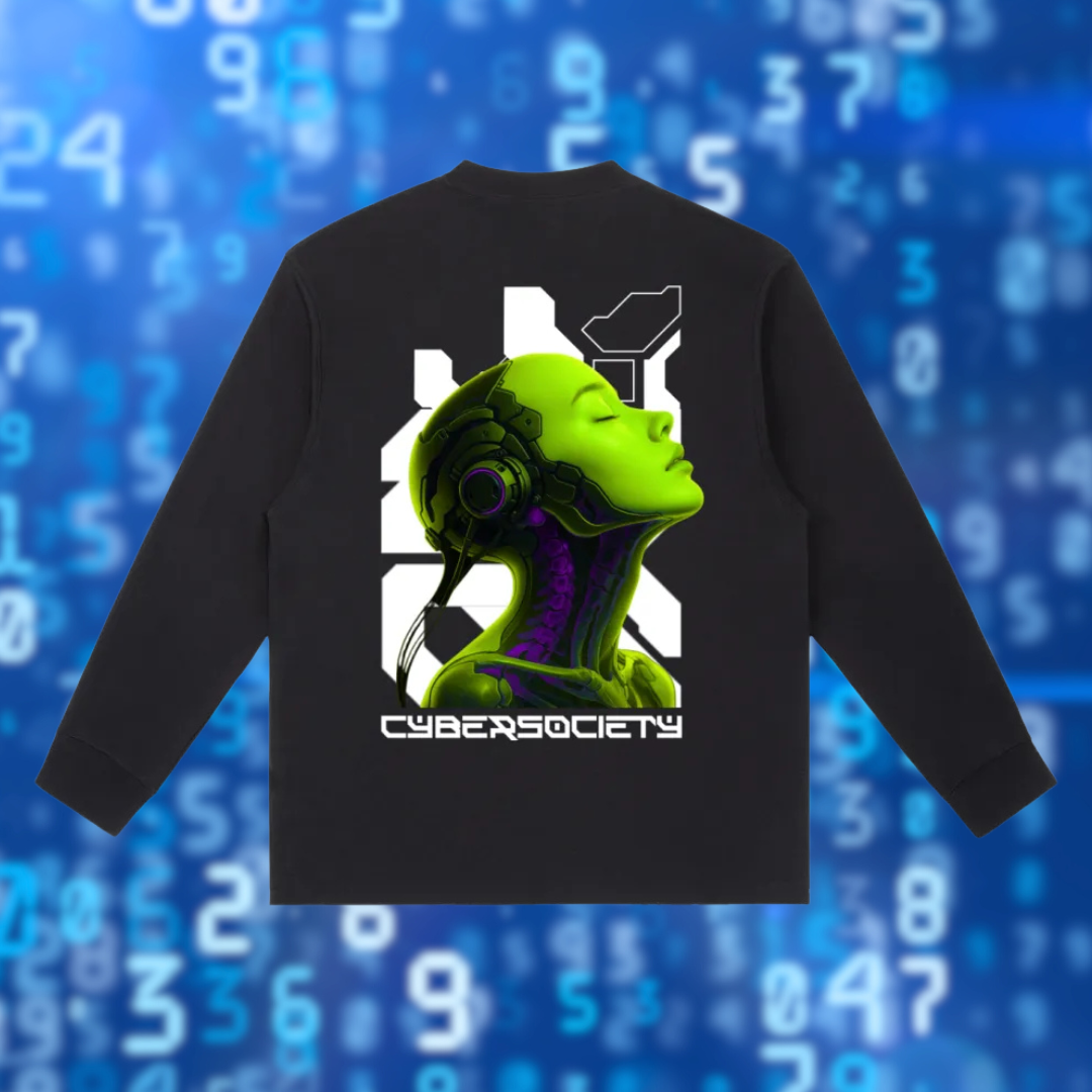 DATA CRASH | Long-Sleeve Techwear T-Shirt - CYBERSOCIETY 