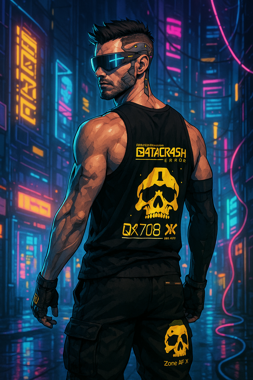 DATA CRA$H | Gym Tank Top - CYBERSOCIETY 