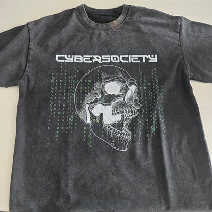 DEATH TO THE MATRIX | Premium Oversized Streetwear Tee - CYBERSOCIETY 