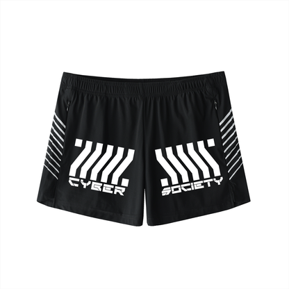 C0RRUPTED | Men's Techwear Performance Shorts - CYBERSOCIETY 