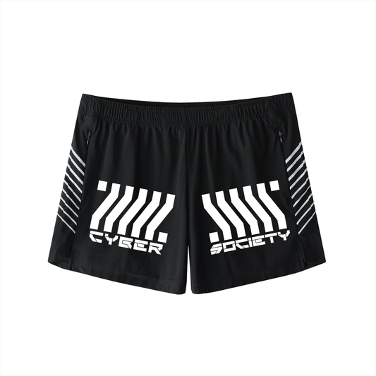 C0RRUPTED | Men's Techwear Performance Shorts - CYBERSOCIETY 