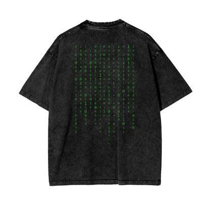 DEATH TO THE MATRIX | Premium Oversized Streetwear Tee - CYBERSOCIETY 