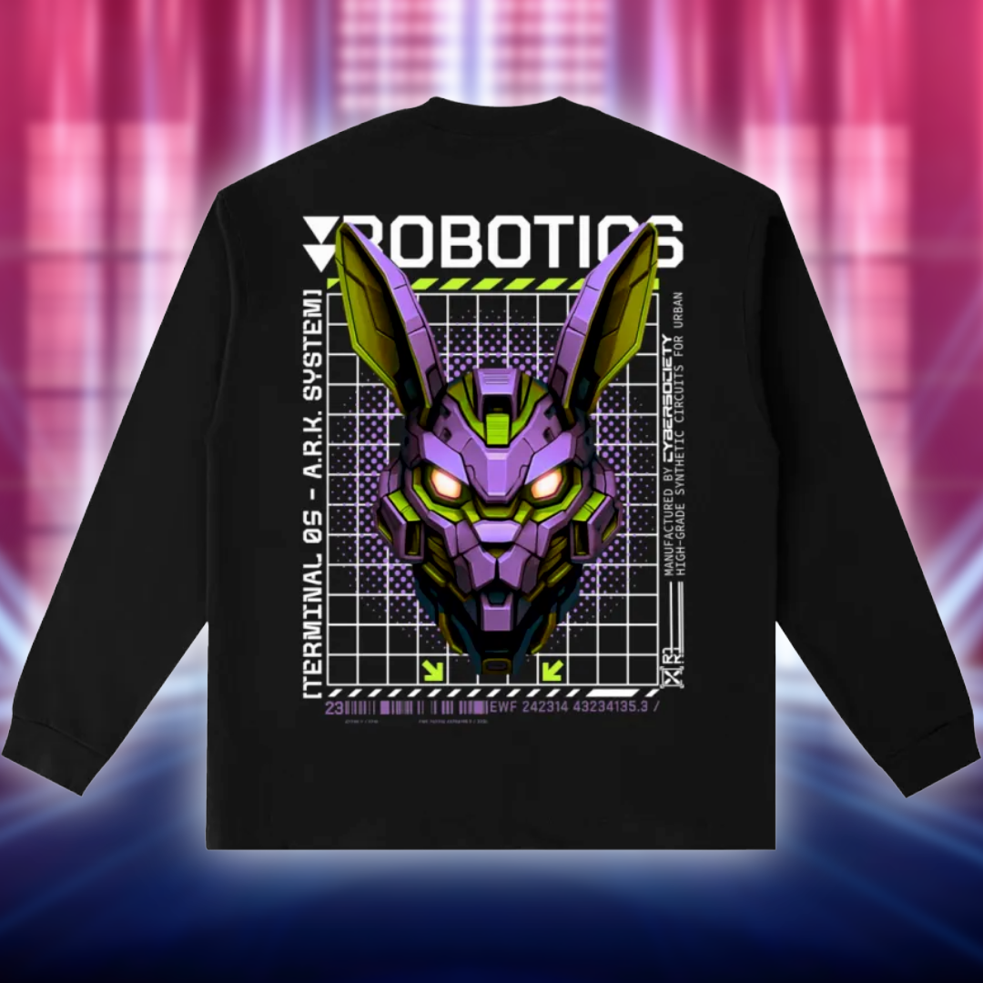 Rabbit Robotics | Cotton Long Sleeve T-Shirt